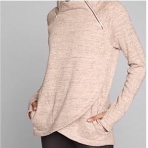 Athleta Cozy Karma Asym Pullover